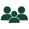 Icon showing three people